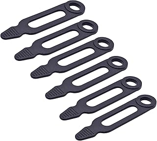 ATV Gun Rack Rubber Snubbers,Gun Holder Track Rubber Snubber Straps for Gun Rack & Flex Grip Utility Holder, Series 6 Packs - AIB2C