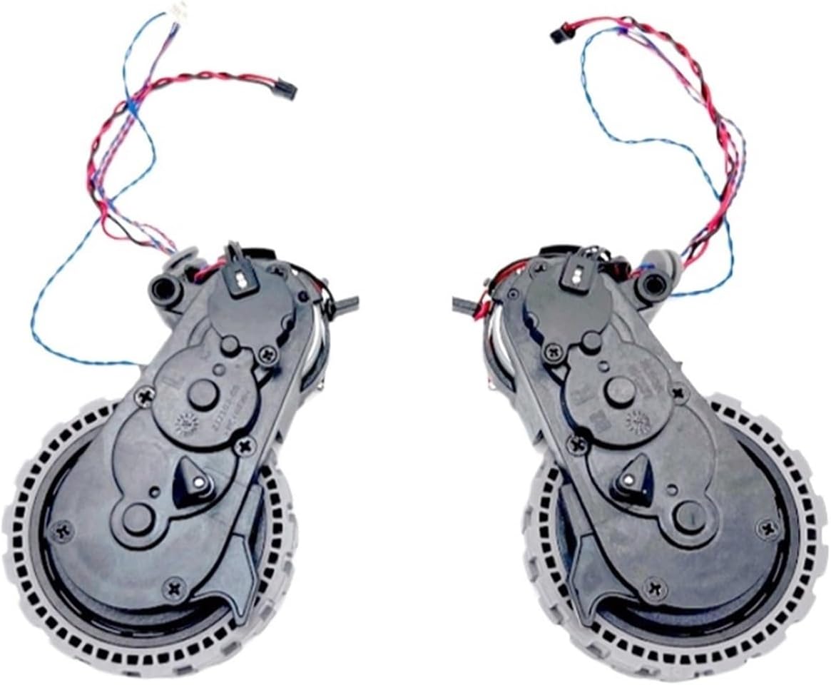 Original Left and Right Wheels, Compatible for Ecovacs Deebot OZMO X1 Omni / T10 Turbo / T20, Robot Vacuum Cleaner Part (Color : L+R)