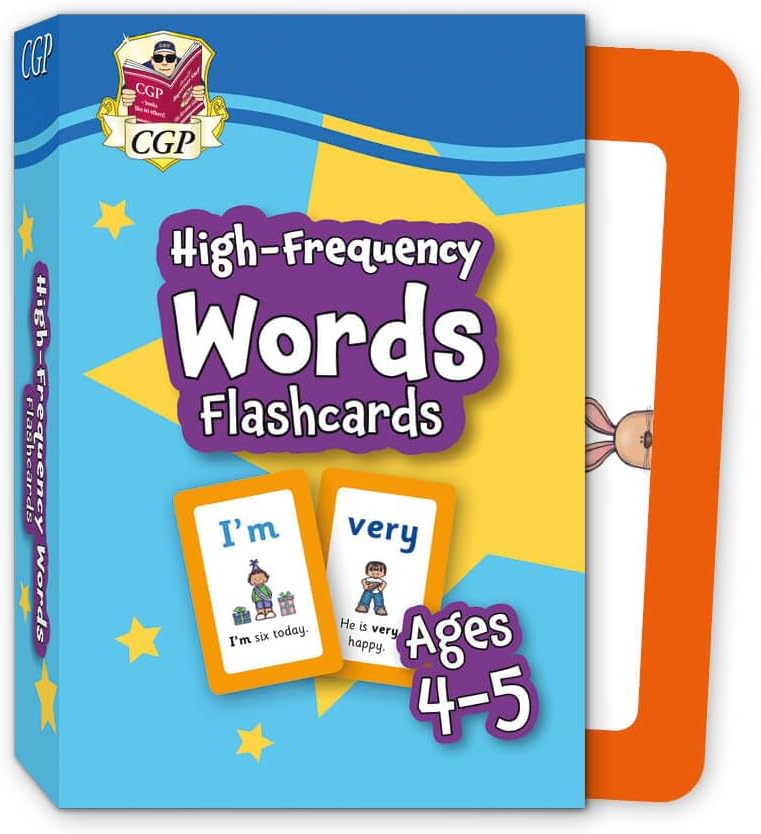 High-Frequency Words Flashcards for Ages 4-5 (Reception) (CGP Reception Activity Books and Cards)