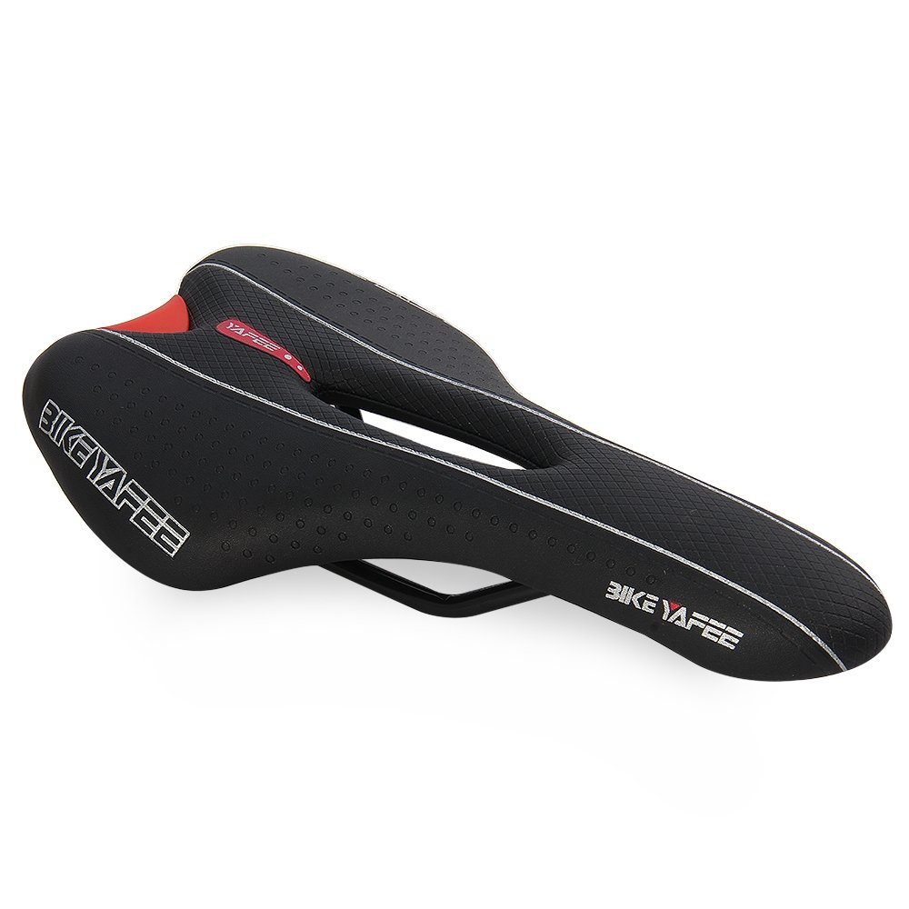 Selle De Vélo Creuse En Cuir PU 265x150mm - Siège Confort Pour VTT Et Vélo De Route