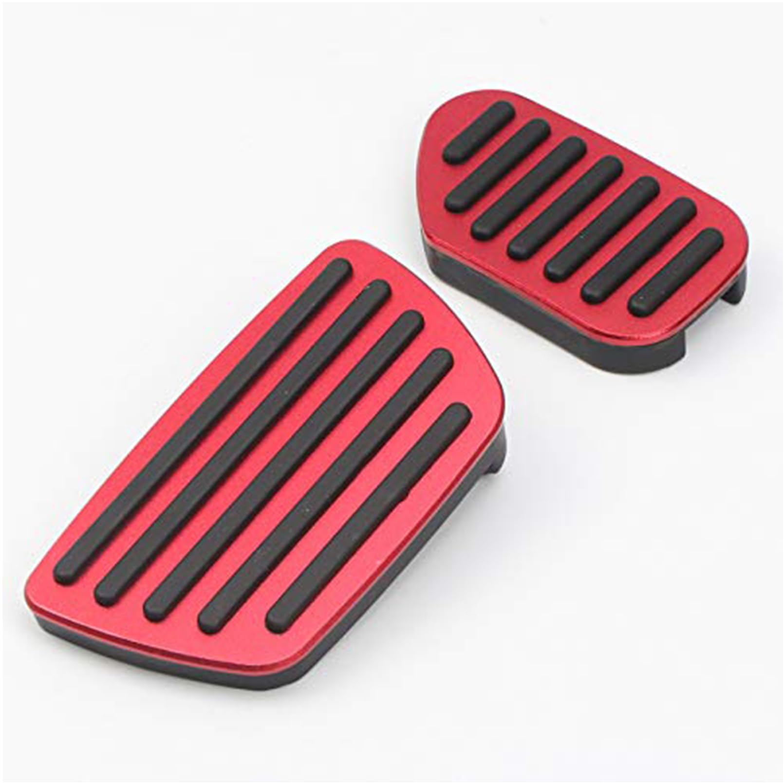 ITrims Car Accessories for Toyota 4Runner 2010-2024 Pedals Set Non-Slip Performance Foot Pedal Pads Covers Anti-Slip Accelerator Foot Pedals Aluminum Car Replacement(NOT Fit 2010 Limited) (Red)