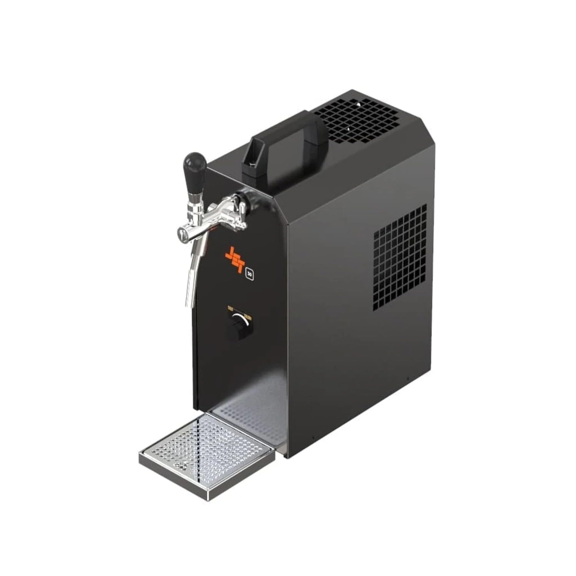 Kit completo sistema de tiro de cerveza Jet 30, caja enfriadora de cerveza, enfriador en línea, enfriador seco, 35 l/h, con compresor de aire y juego de todo cabezal