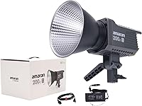 Vista 7 de Aputure Amaran 200d S - Luz de video LED de 200 W, luz diurna equilibrada, monolight 5600 K, kit de iluminación LED para fotografía con control