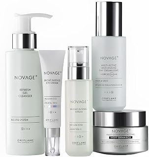 Nov Age Oriflame NovAge Bright Intense Rutin Set of 5 products (recommended for all age) reduces all major skin tone discolourations and dark spots in 2 weeks