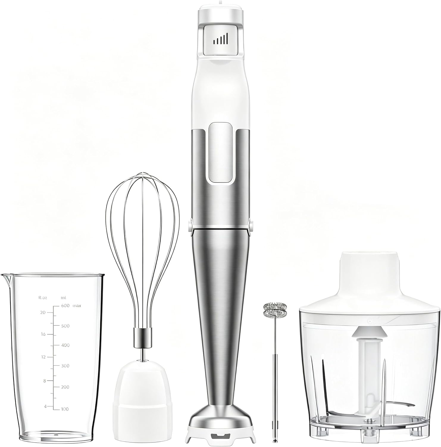 Powerful 5-in-1 Hand Blender Set for Effortless Cooking