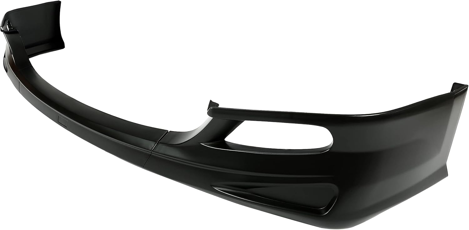 HECASA 3Pcs Front Bumper Lip Compatible with 2005-2007 Honda Odyssey Under Chin Spoiler Splitter Lip Body Kit Black Plastic