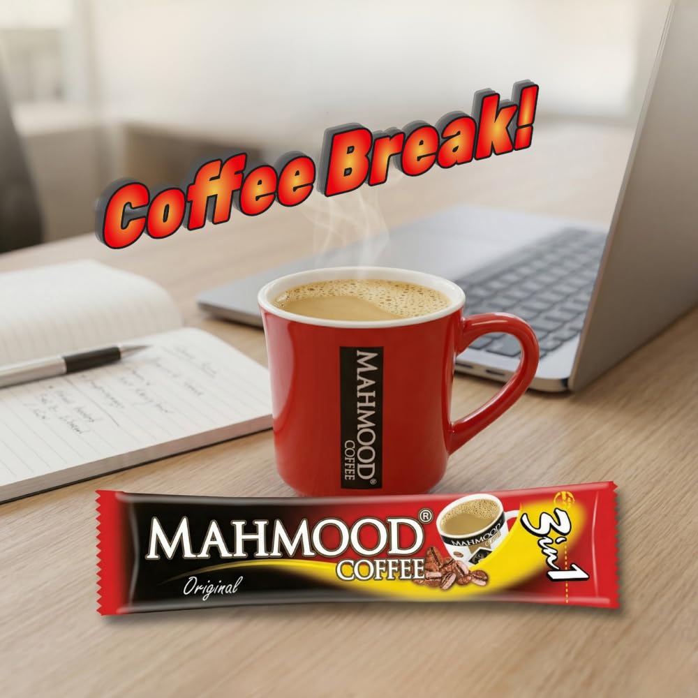 Amazon.com : Mahmood 3 in 1 Coffee 18 G – Instant Coffee with Milk