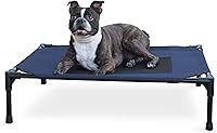 Vista 15 de K&H Pet Products Cuna elevada para perros para exteriores, hamaca elevada transpirable y refrescante para perros XL, cubierta de malla lavable