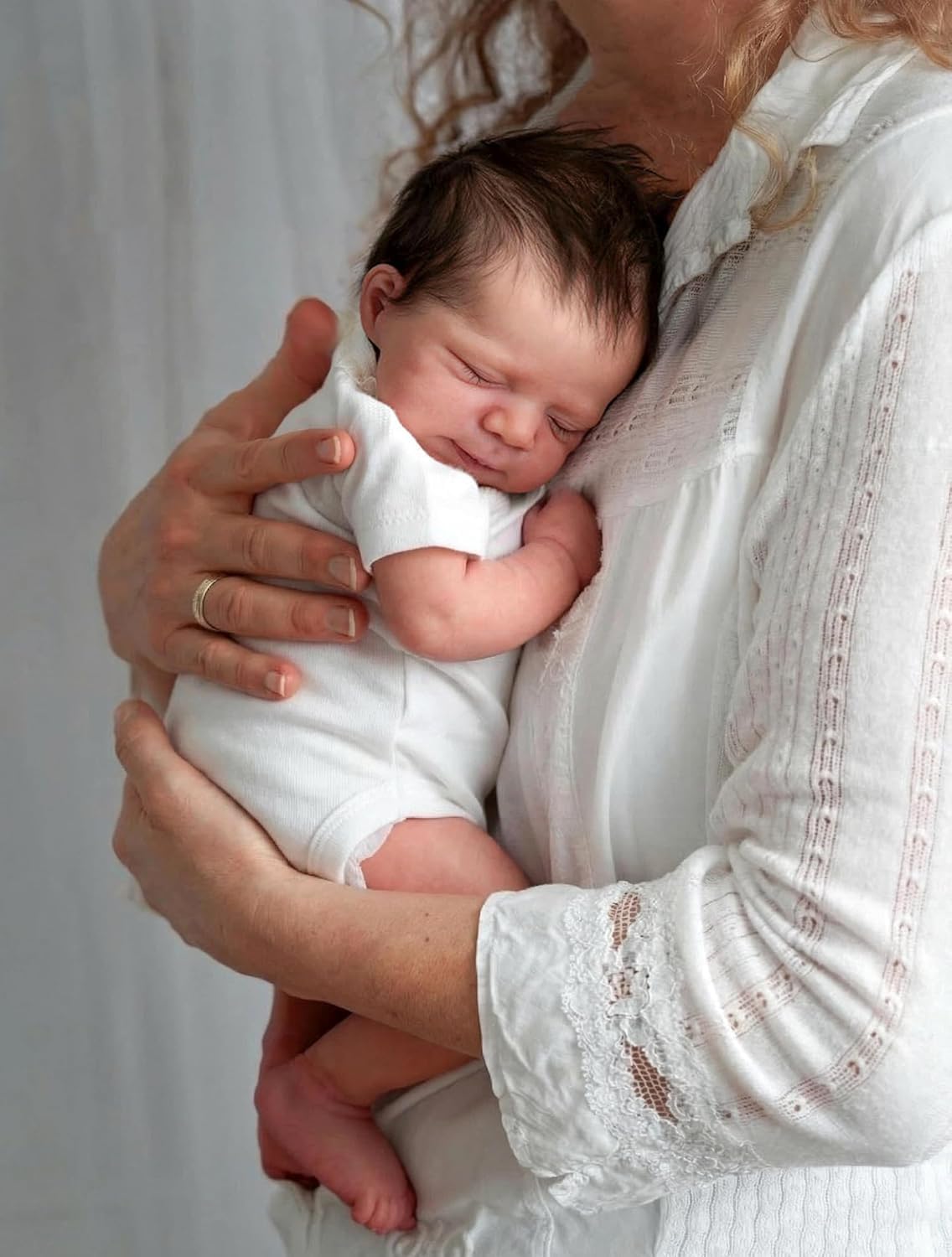 Zero pam Reborn Baby Lebensecht-45CM Reborn Baby Junge Mit VollVinyl Körper, Reborns Puppen Lebensecht, Puppe Wie Echtes Babys, Lebensechte Babypuppen