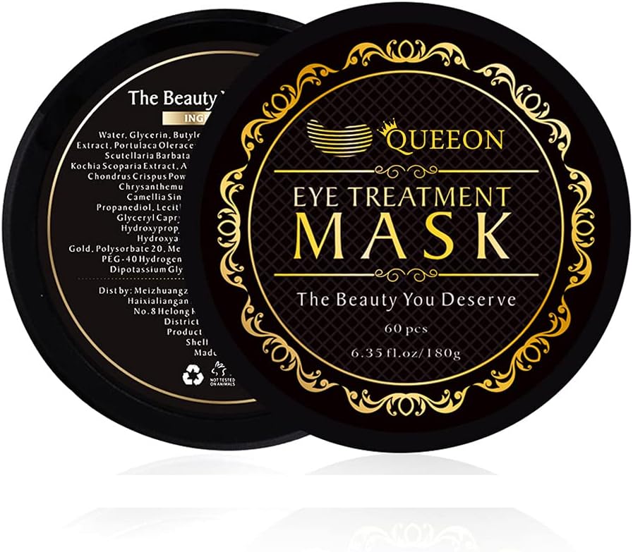 Eye Mask - Soothing, Hydrating, Reducing Wrinkles, Dark Circles, Puffiness, Travel Size, Moisturizing, Restores Elasticity