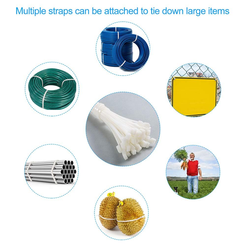 Cable Ties Heavy Duty 600mm×9mm, 100 Pcs Self-Locking Long Tie Wraps, Large Strong Zip Ties for Indoors &Outdoors Use, Home - Image 3