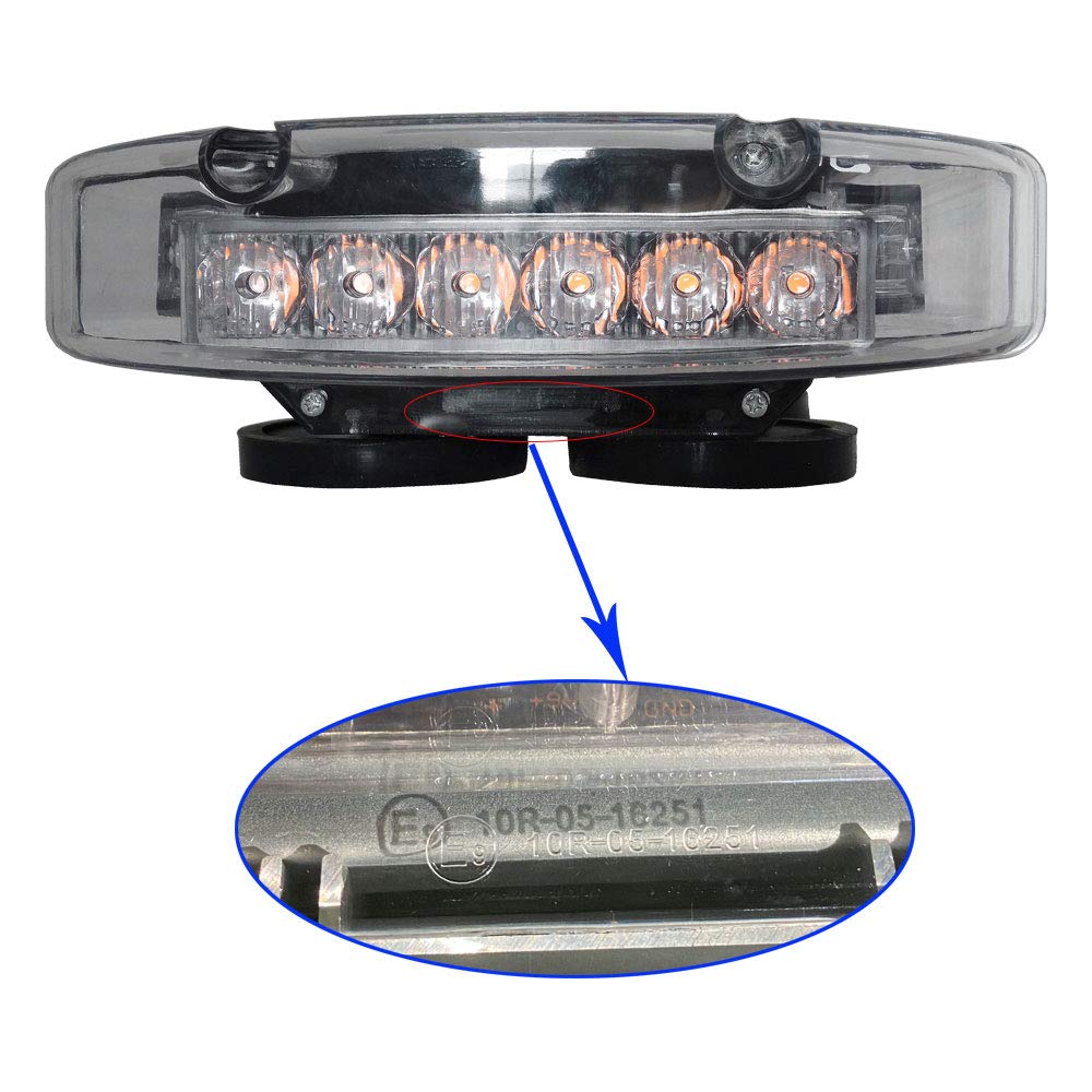 SXMA 48LED Luz estroboscópica LED Barra de Luces de baliza de Techo