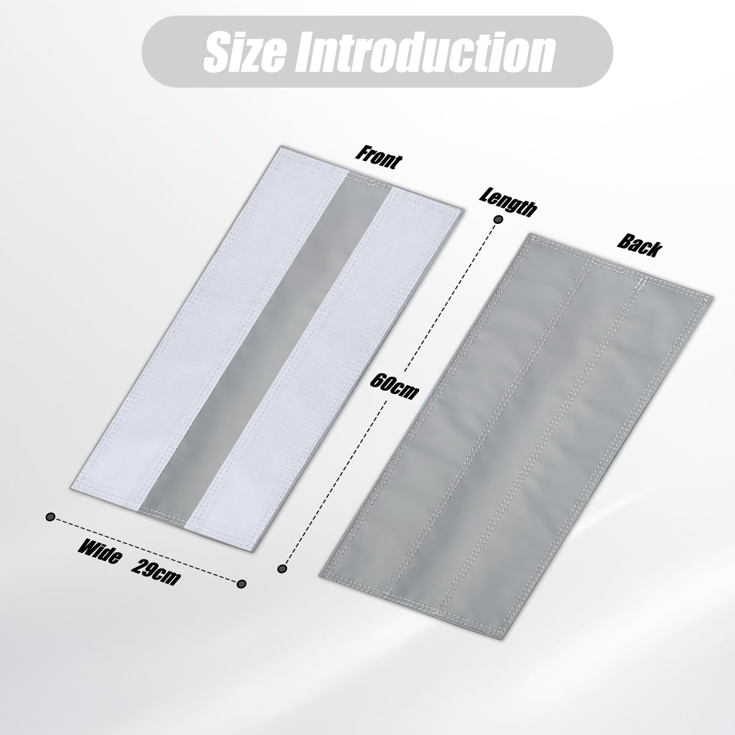 Air Matte Tumble Track Connector Bandes grises pour tapis de gymnastique, tapis de sport, tapis d'entraînement