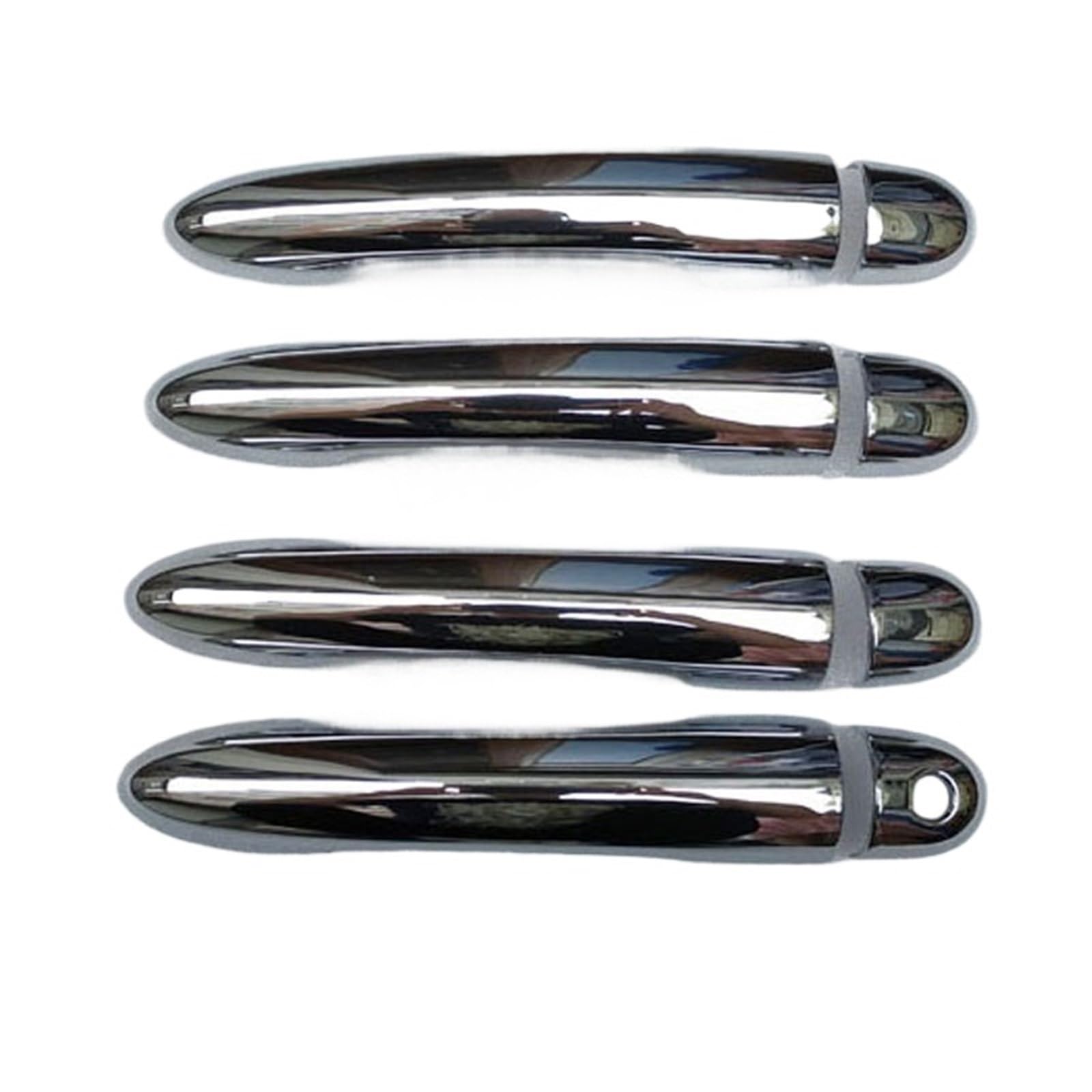 Kedfbts One Color Handle Trim Shell Compatible With For Megane For Mk2 2002 2003 2004 2005 2006 2007 2008 Chrome Door Handle Cover Trim Door Handle Shell(C1)