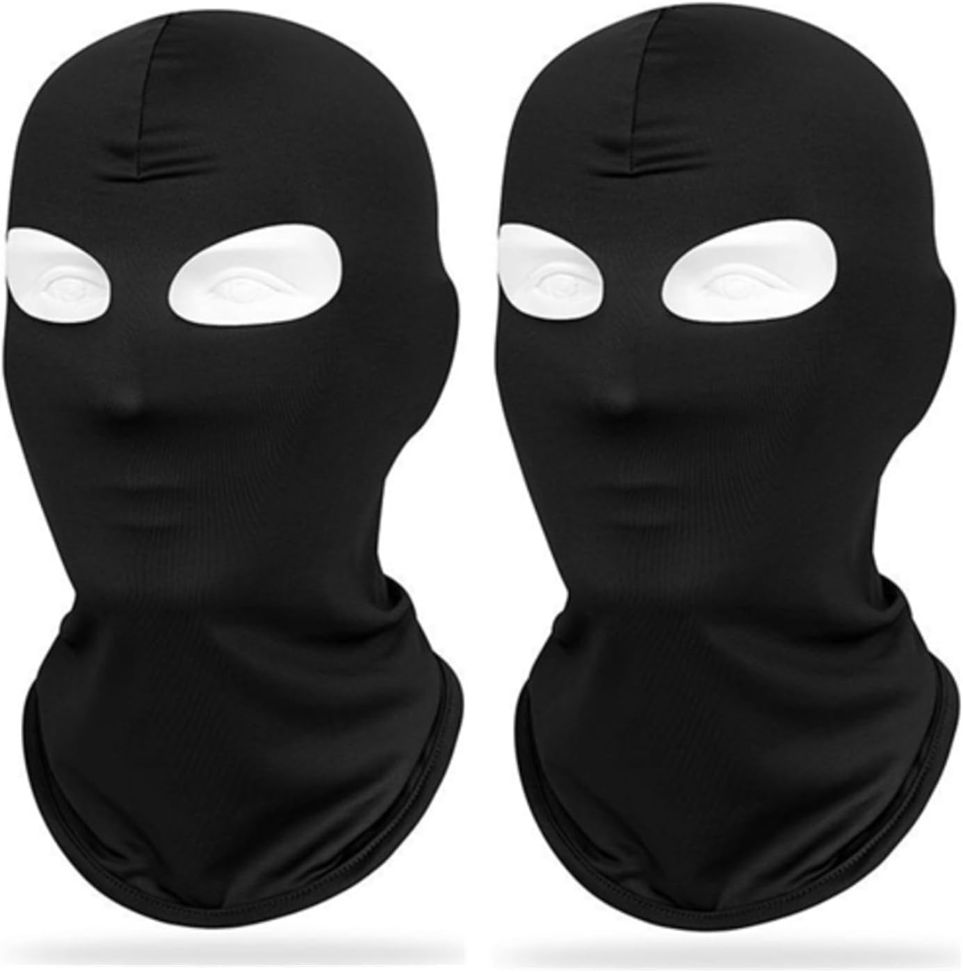 2 Máscaras de Cara Completa 3 Agujeros, Pasamontañas Delgado