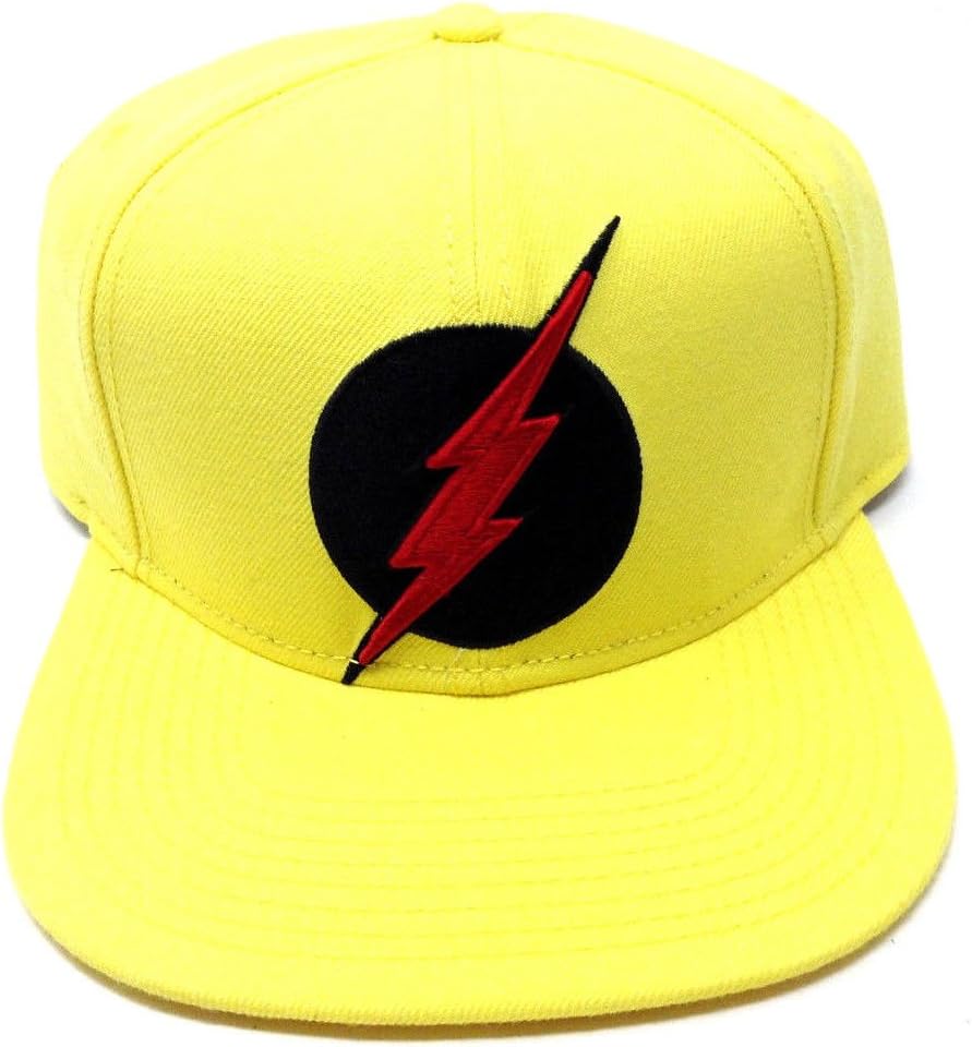 DC Comics Yellow Reverse Flash Zoom 3D Embroidered Logo Snapback