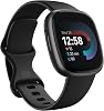 Google Fitbit Versa 4 Smartwatch de Fitness, Frecuencia Cardíaca 24/7 - Negro/Grafito | Preparación Diaria, Membresía Google Health Premium de 3 meses incluida, GPS, 40+ modos de ejercicio, monitoreo de sueño 1