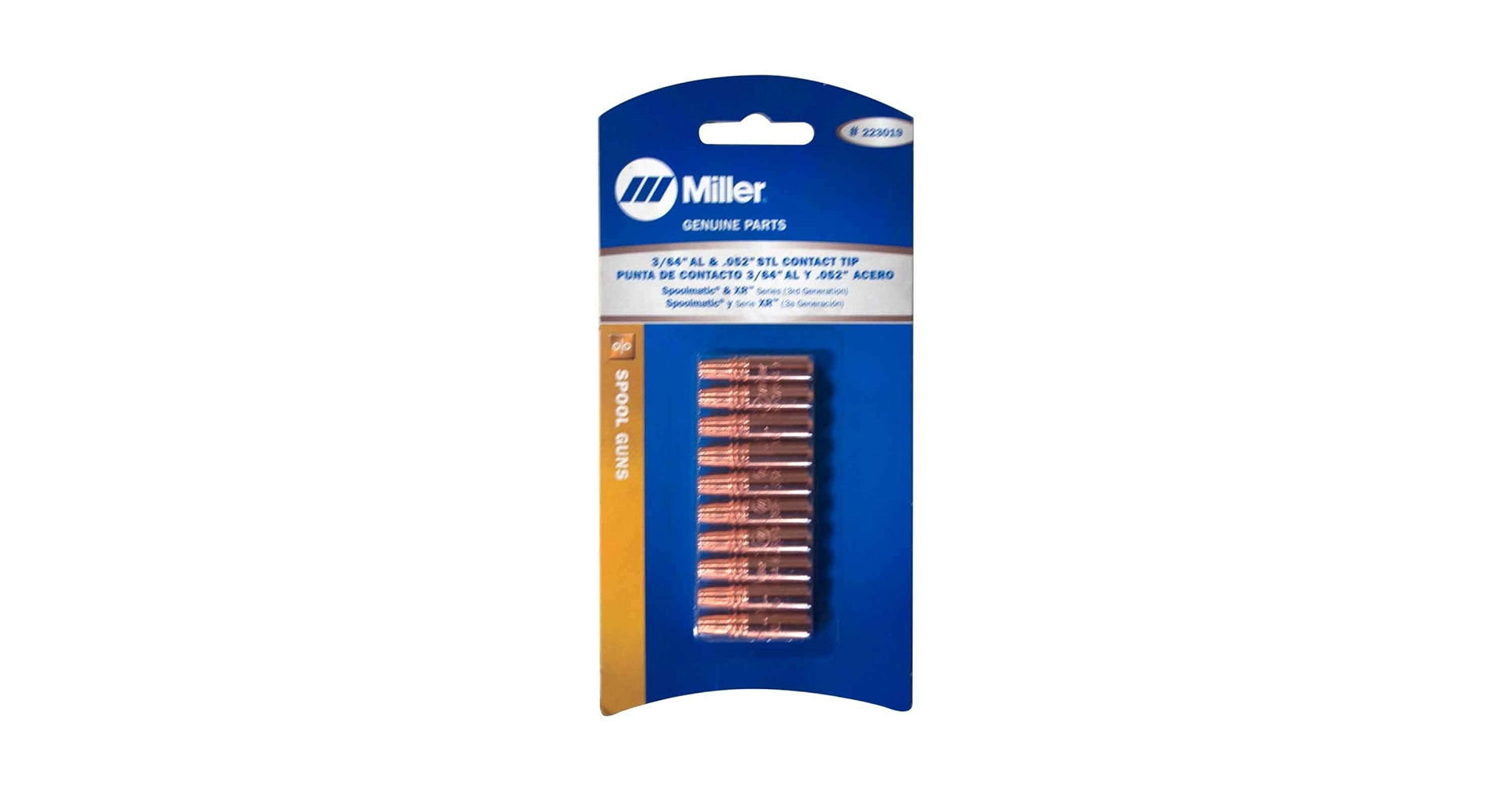 Miller 223019 10 Pack .312 OD .052 AWG Copper Spade