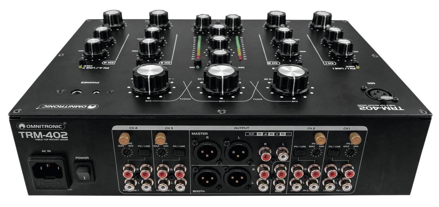 Omnitronic TRM-402 4-Channel Rotary Mixer