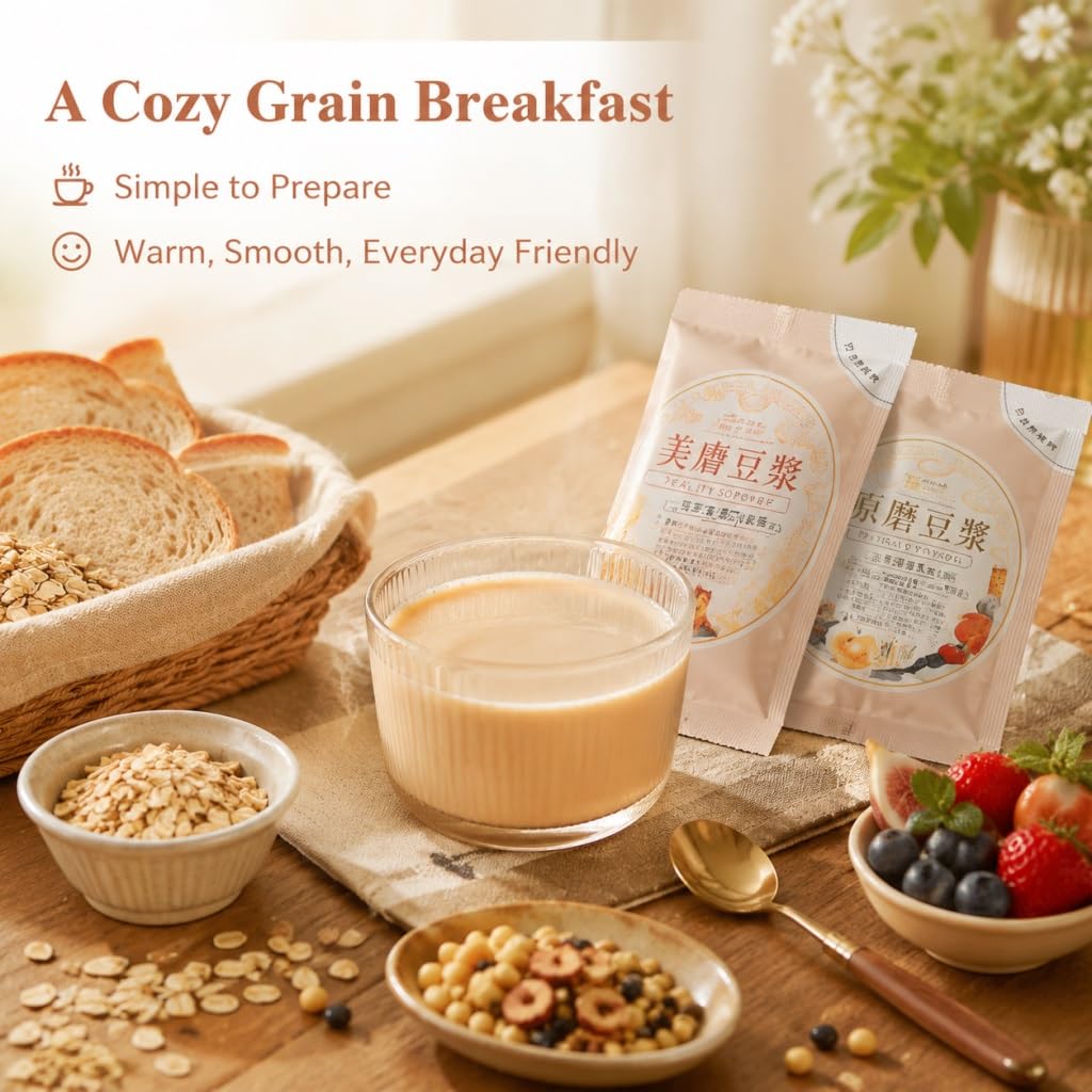 70g*30 Paquetes De Mezcla Leche Soja Multigrano, Sabores Variados, Desayuno Instantáneo For Licuadora, Polvo Grano Rico En Nutrientes