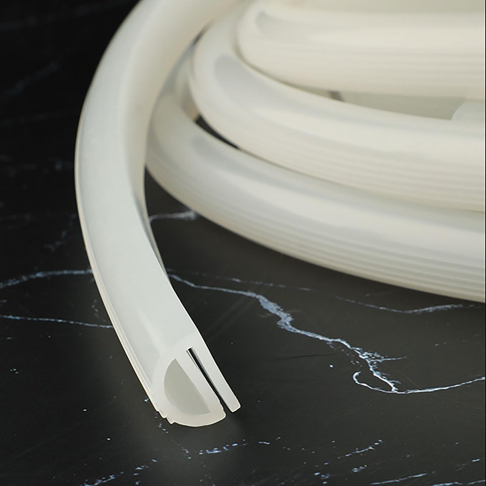 Junta Silicona Perfil E Alta Temperatura Junta Horno Silicone Gasket Resistente Calor Junta Industrial Horno Recambio Máquina Sellado Térmico Industrial