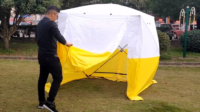 Watch Set Up Goutime 6.5x6.5 Feet Instant Tent in 1 Minute on Amazon Live