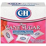C&H, Cane Sugar, Sugar Packets, 12.5oz Box (Pack of 4)