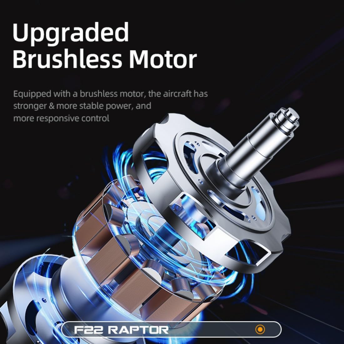 2.4G RC Brushless F-22 Flugzeug 4 Kanal Foam BM31 | Tarnfarben-Rumpf für Rollen, Rückenflug und Gleitkontrolle