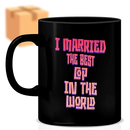 Coffee Mug Funny Cop Appreciation Present for Cop I Married the Cop in the 966903