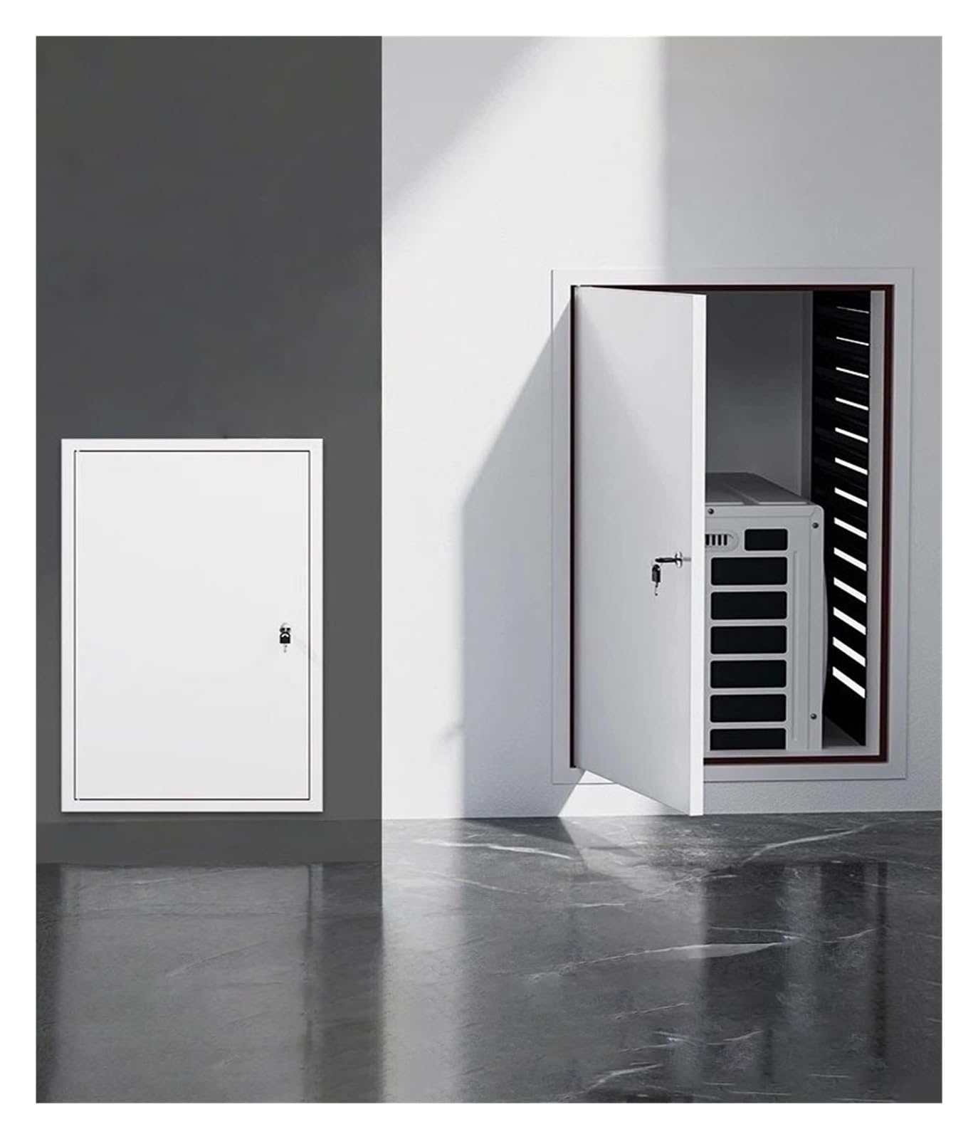 Bâche d'inspection pour mur 50x70 cm gaine technique plomberie CVC