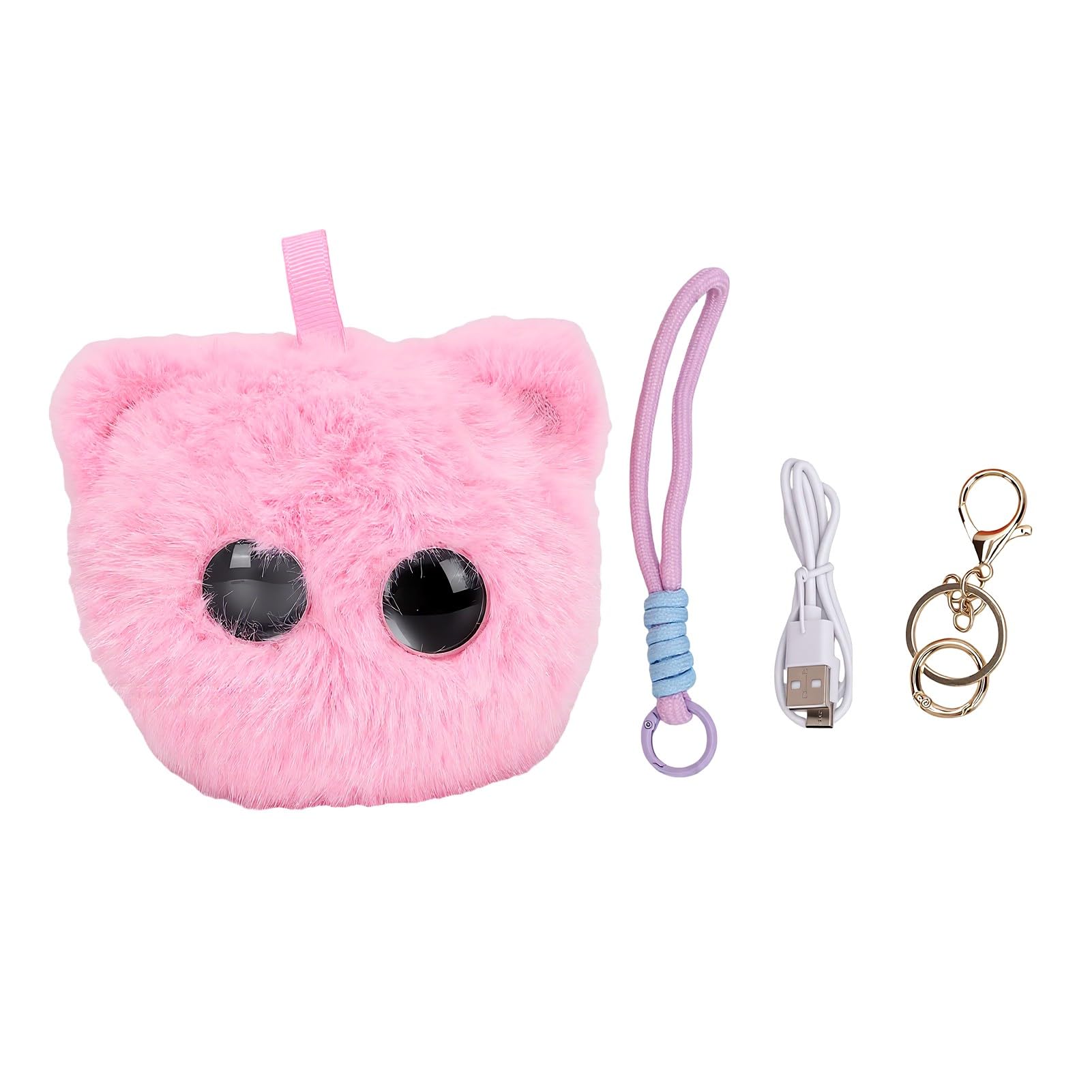 Sxhlseller Peluche AI ​​Smart Cat, Compagno Parlante Interattivo con Chat Multilingue, Gioco di Ruolo Adattivo, App per Clonazione Vocale, Robot AI per L'apprendimento Emotivo (Rosea)