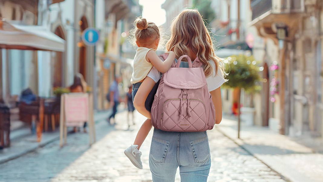Amazon.com: mommore Diaper Bag Backpack, Small Diaper Backpack for