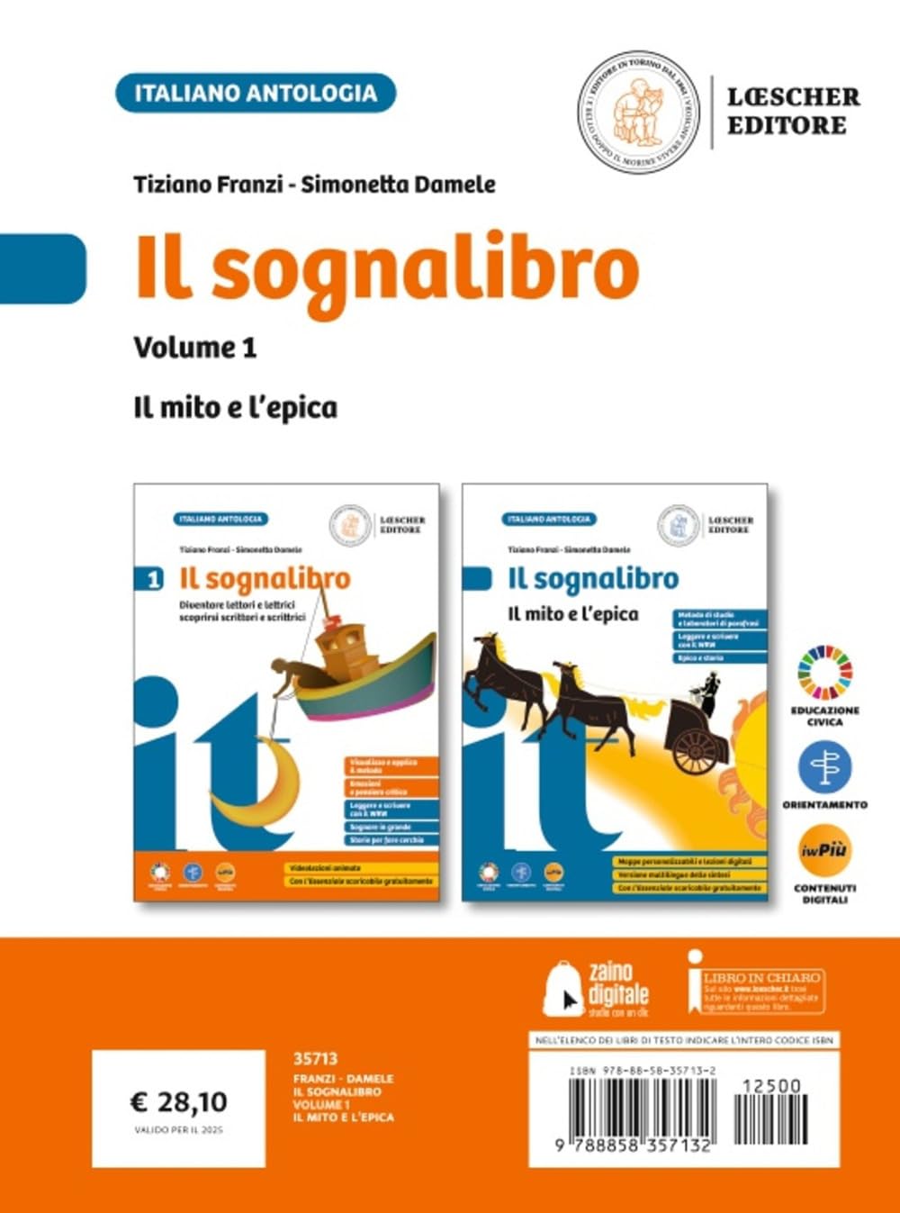 Il Sognalibro. Diventare Lettori E Lettrici Scoprirsi Scrittori E Scrittrici. L'essenziale. Con Il Mito E Epica. Per La Scuola Media. Con E-Book. Con Espansione Online (Vol. 1) - 4
