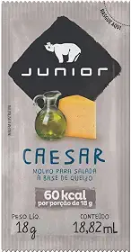 Molho Salada Sachê Junior Caesar Pacote Com 30 Unidades
