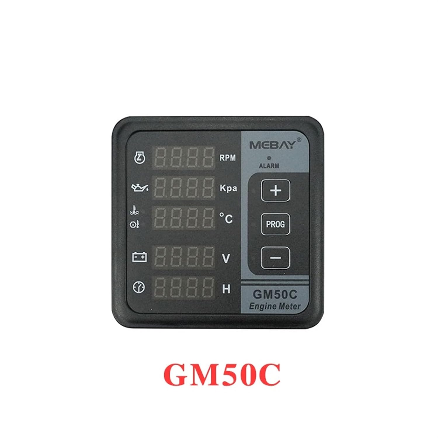 Diesel Engine Accessories GM50C EFI Controller Engine Digital Display Multi-Function Meter Engine Monitor