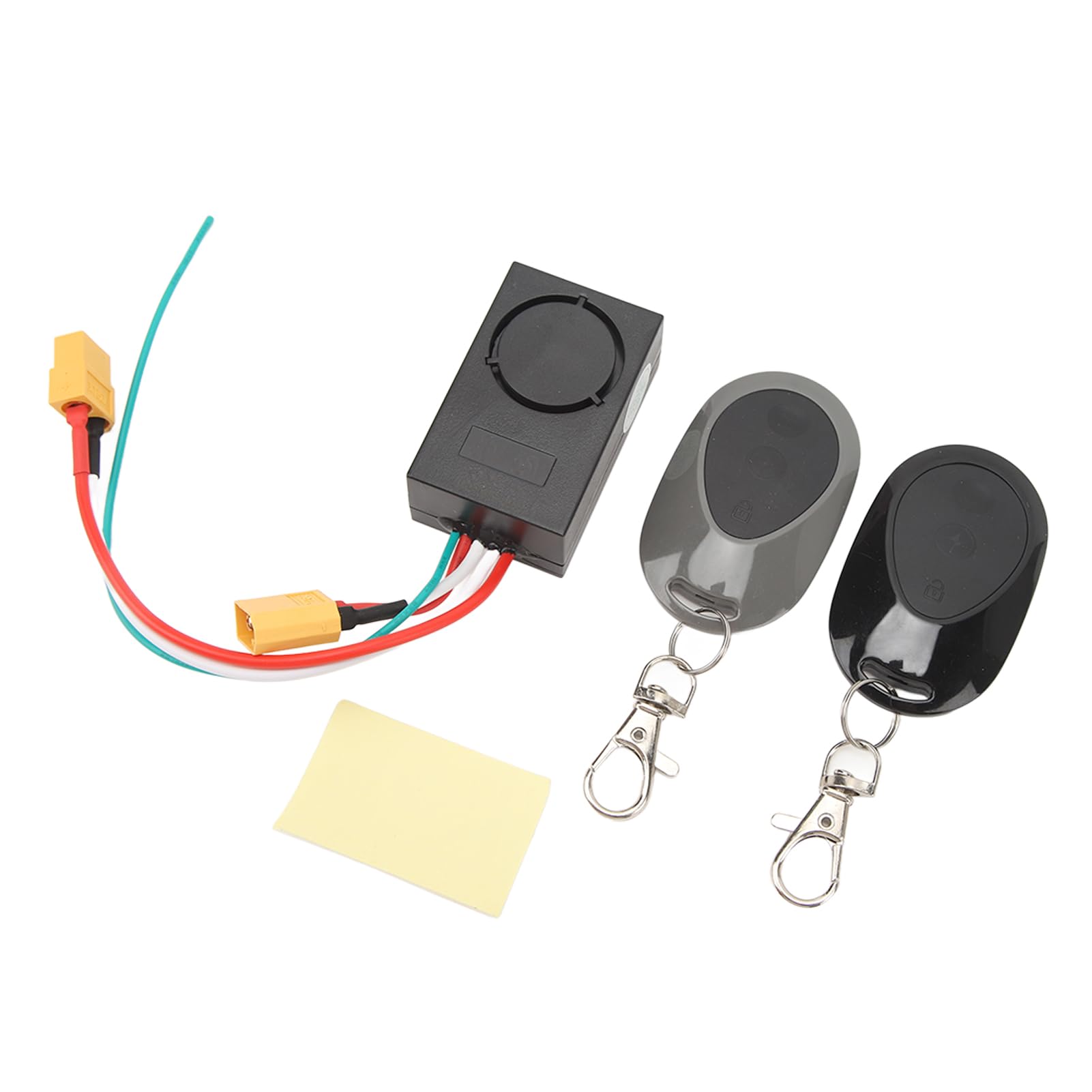 Alarma para Patinete Eléctrico ,Interfaz XT60 ,Antirrobo ,115 DB ,Alarma para Bicicleta Eléctrica ,Volumen Alto ,con 2 Mandos a Distancia de Uso Universal 36 55 V .