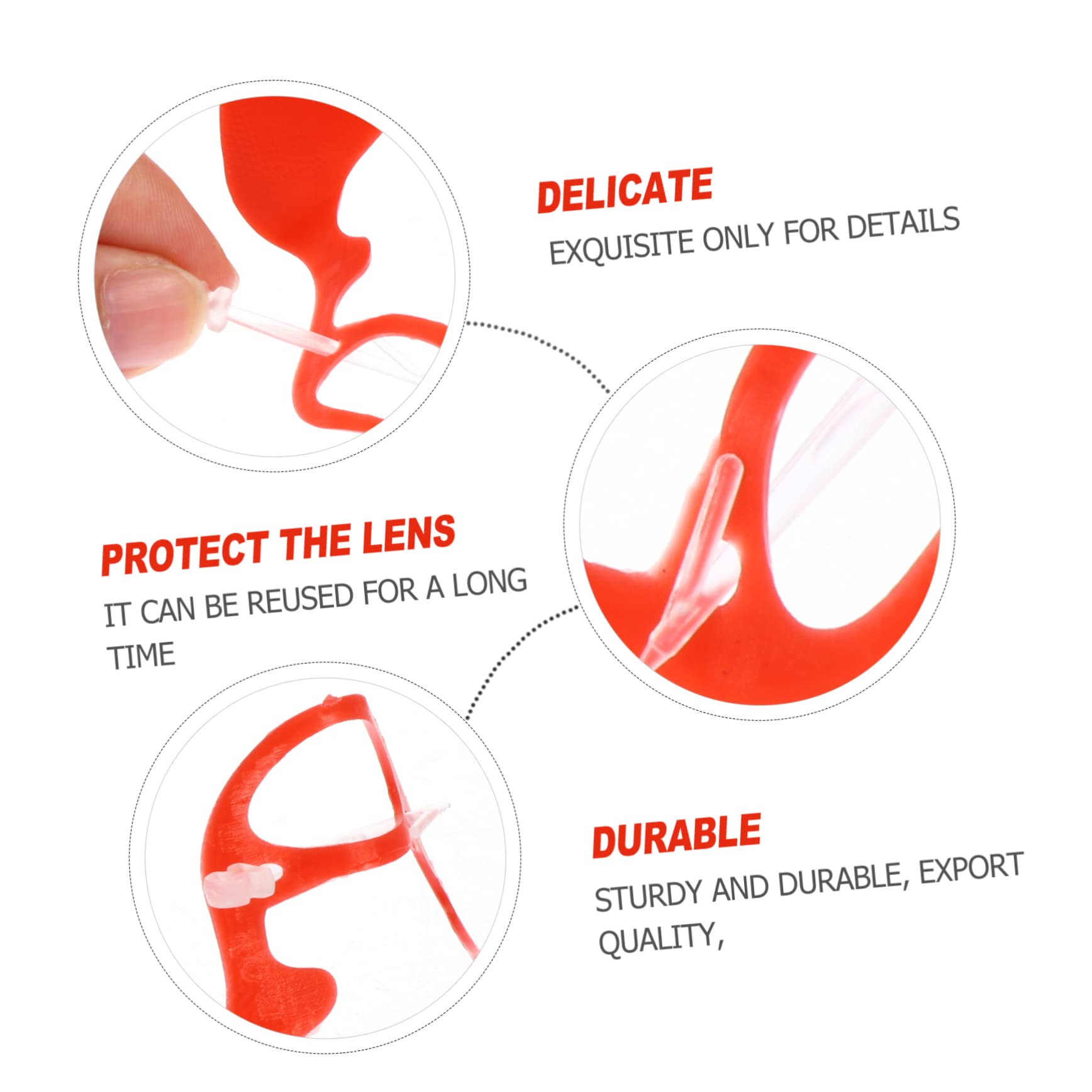 POPETPOP 150pièces Lunettes Anti-picage Pour Oies Et Canards Verres Renforcé Équipement Agricole Installation Simple Et Rapide De Activité Consommation Alimentaire
