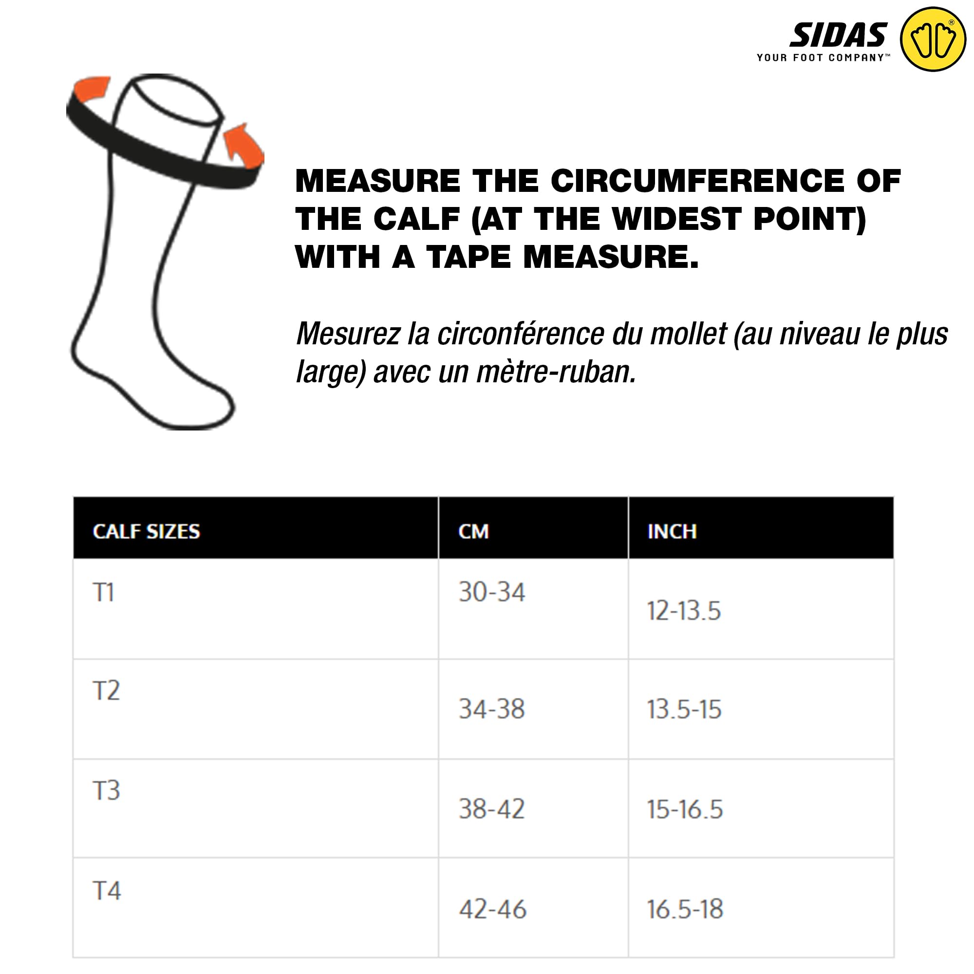 Sidas Run Calf Chaussettes Mixte