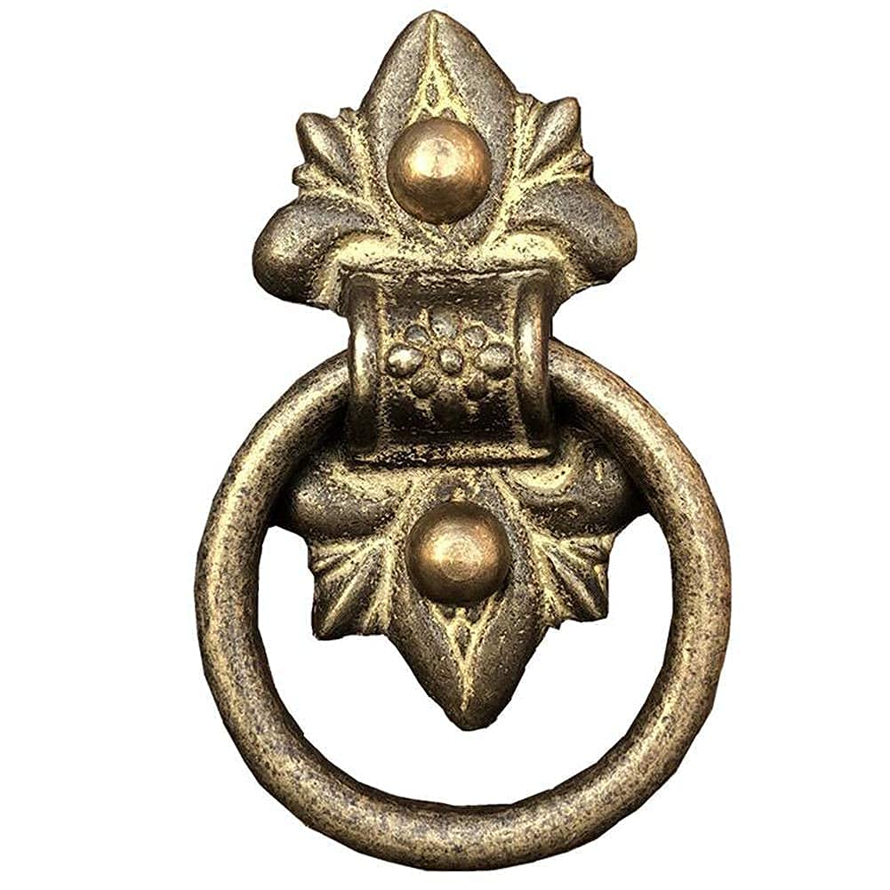 Heurtoir de porte rétro en bronze vert de 6 cm pour décoration de maison