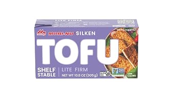 Mori-Nu Silken Tofu Lite Firm | Velvety Smooth and Creamy | Low Fat, Gluten-Free, Dairy-Free, Vegan, Made with Non-GMO soybeans, KSA Kosher Parve | Shelf-Stable | Provides protein | 12.3 oz x 12 Packs