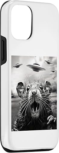 Miniatura 6 de iPhone 11 Pro Alien UFO Funny Rat Graphic Tee Case