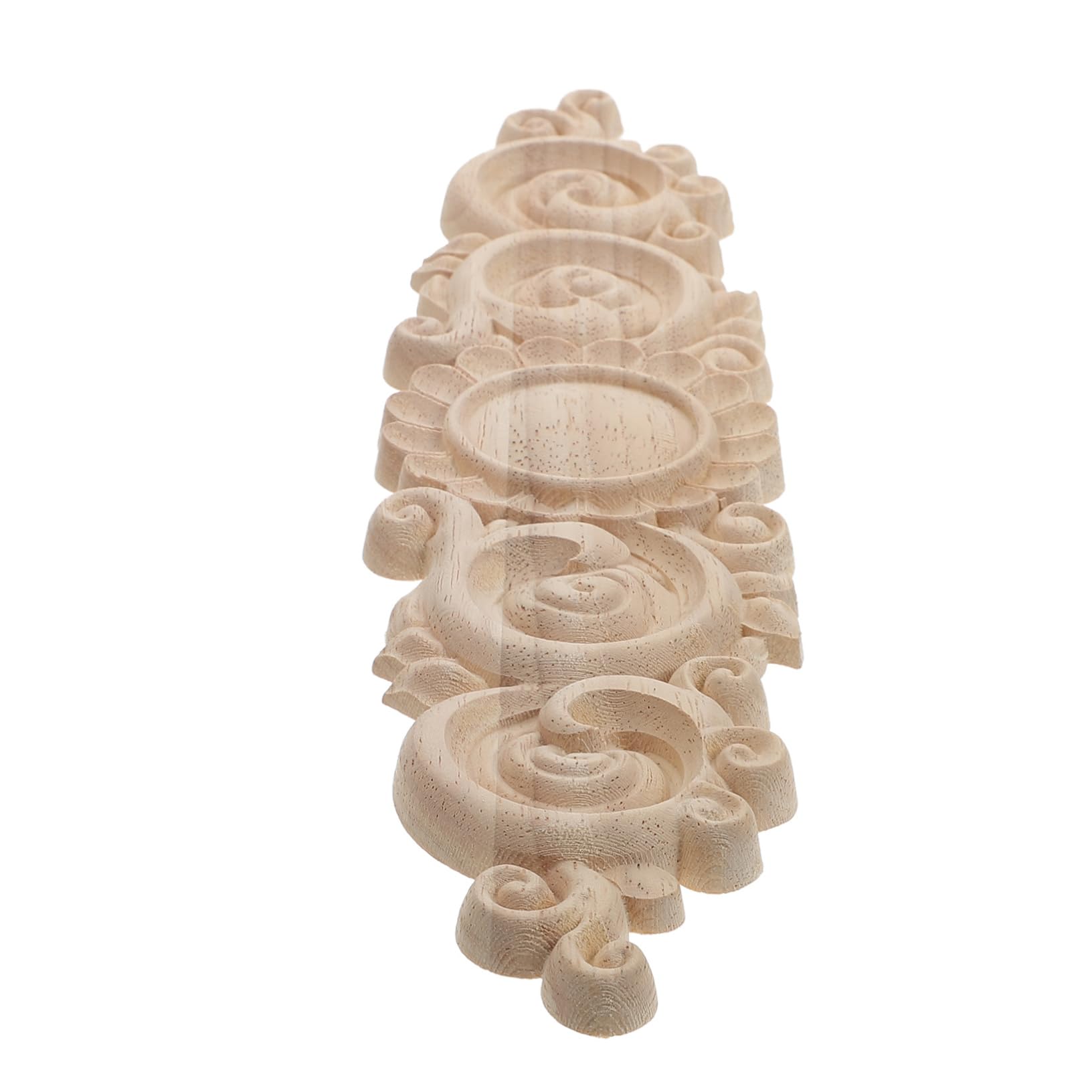 1pc Wood Carving Decorative Wooden Onlays Scrapbooking Embellishment Trendy Home Wood Decorative Wooden Appliques Wood Appliques Home Decoration Fireplace Mosaic