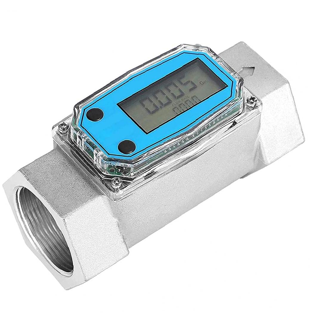 Buy Turbine Flow Meter 1.5inch Stainless Steel Electronic Digital Flow