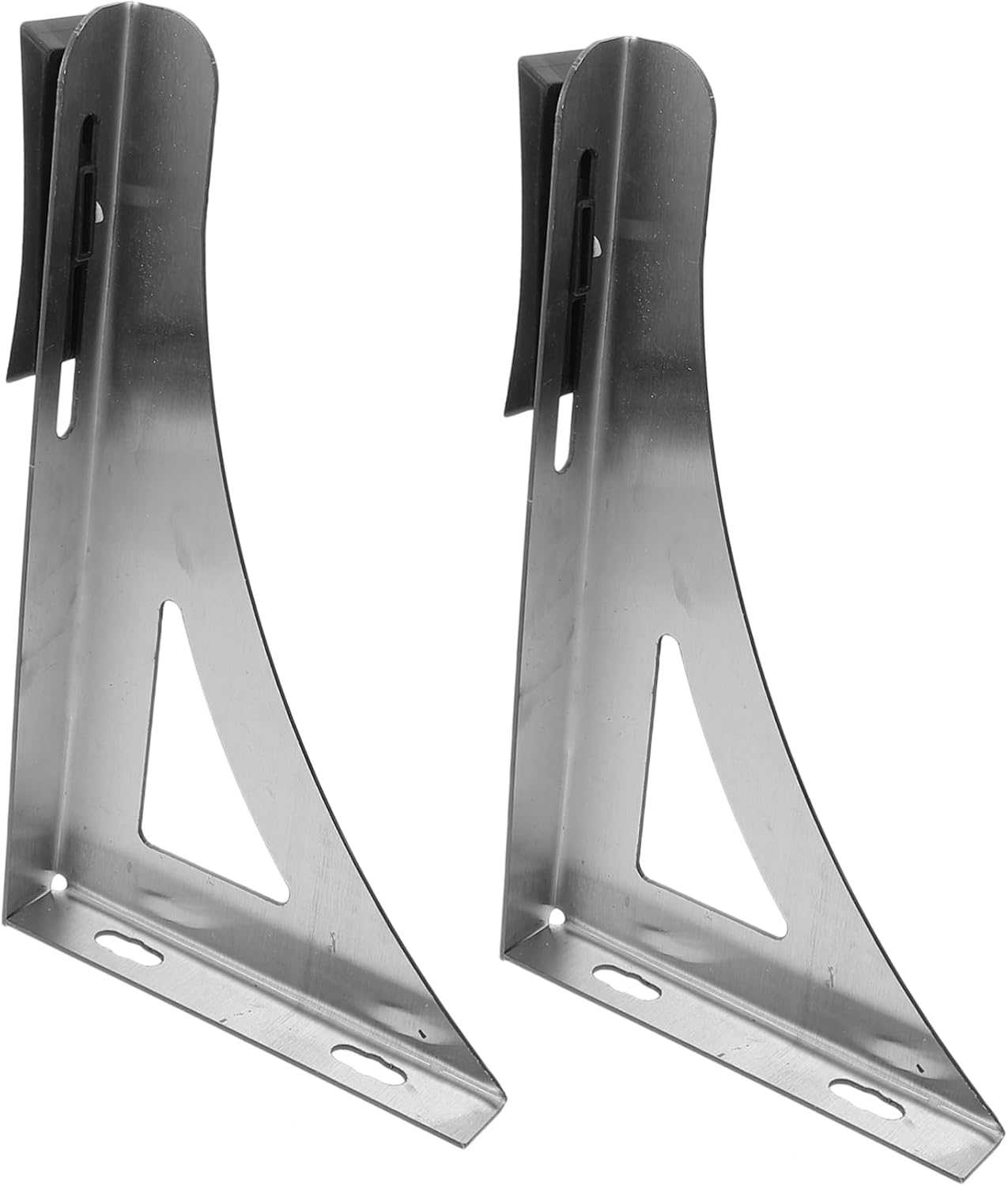 Homoyoyo 1pair Water Heater Stand Wall Mount Bracket for Water Heaters Easy Installation Compatible Hollow Walls Heavy-duty Support Frame