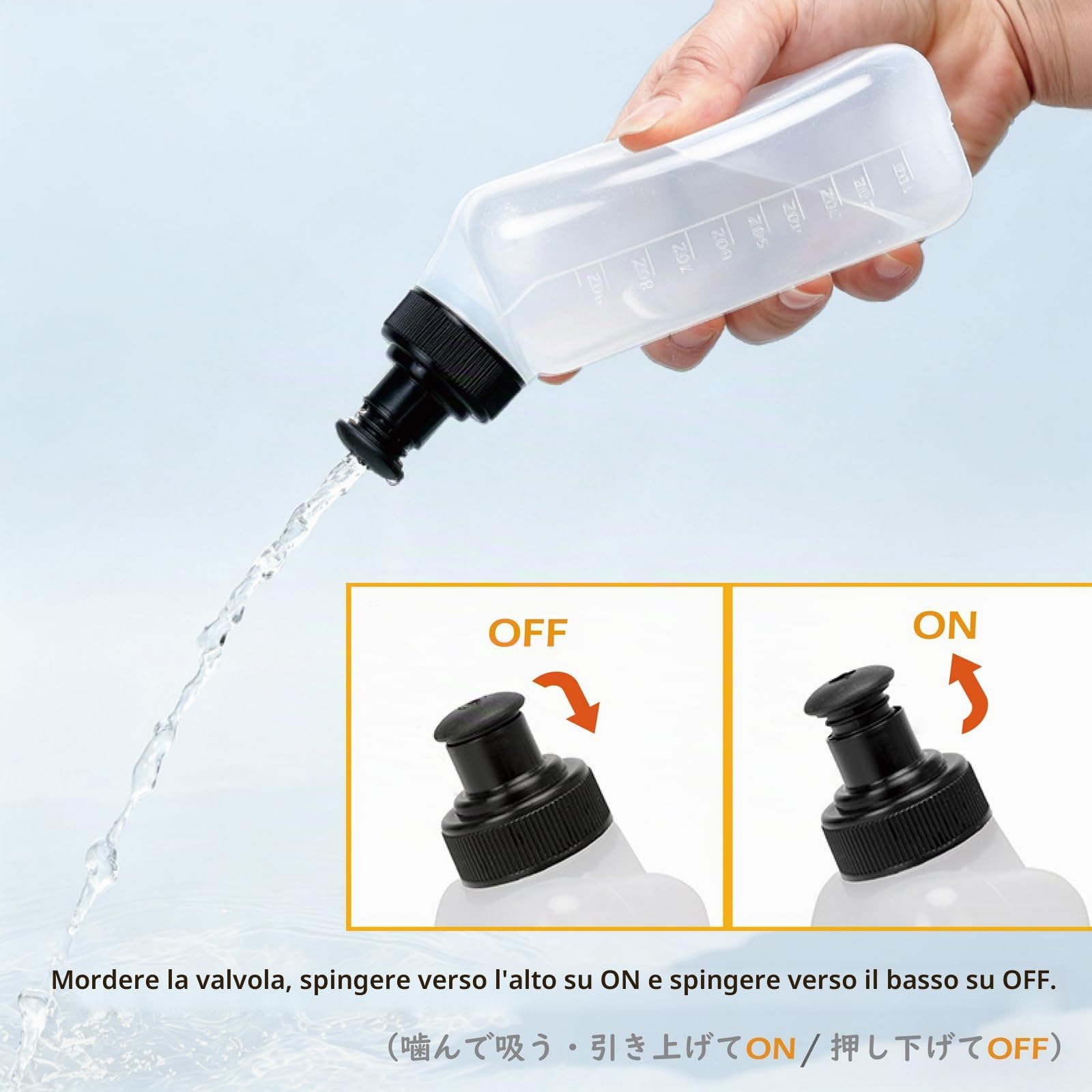 TRIWONDER Borraccia Bici Senza BPA Water Bottle Borraccia Sportiva per Ciclismo MTB Corsa Running Palestra Yoga Sport (280 ml - 2 pezzi)