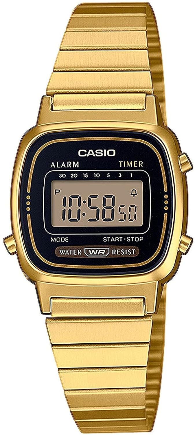 Casio LF20W G-Shock Series Unisex Digital Watch Black WR 1 100 SEC Stopwatch World Time LED Light Full