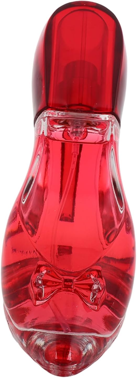 FRCOLOR Perfumes De Tacones Altos Adorno De Tacones Altos Fragancia Femenina Perfume De Larga Duracion Figura De Tacón De Cristal. Perfume Romantico Para Mujer Rojo Líquido