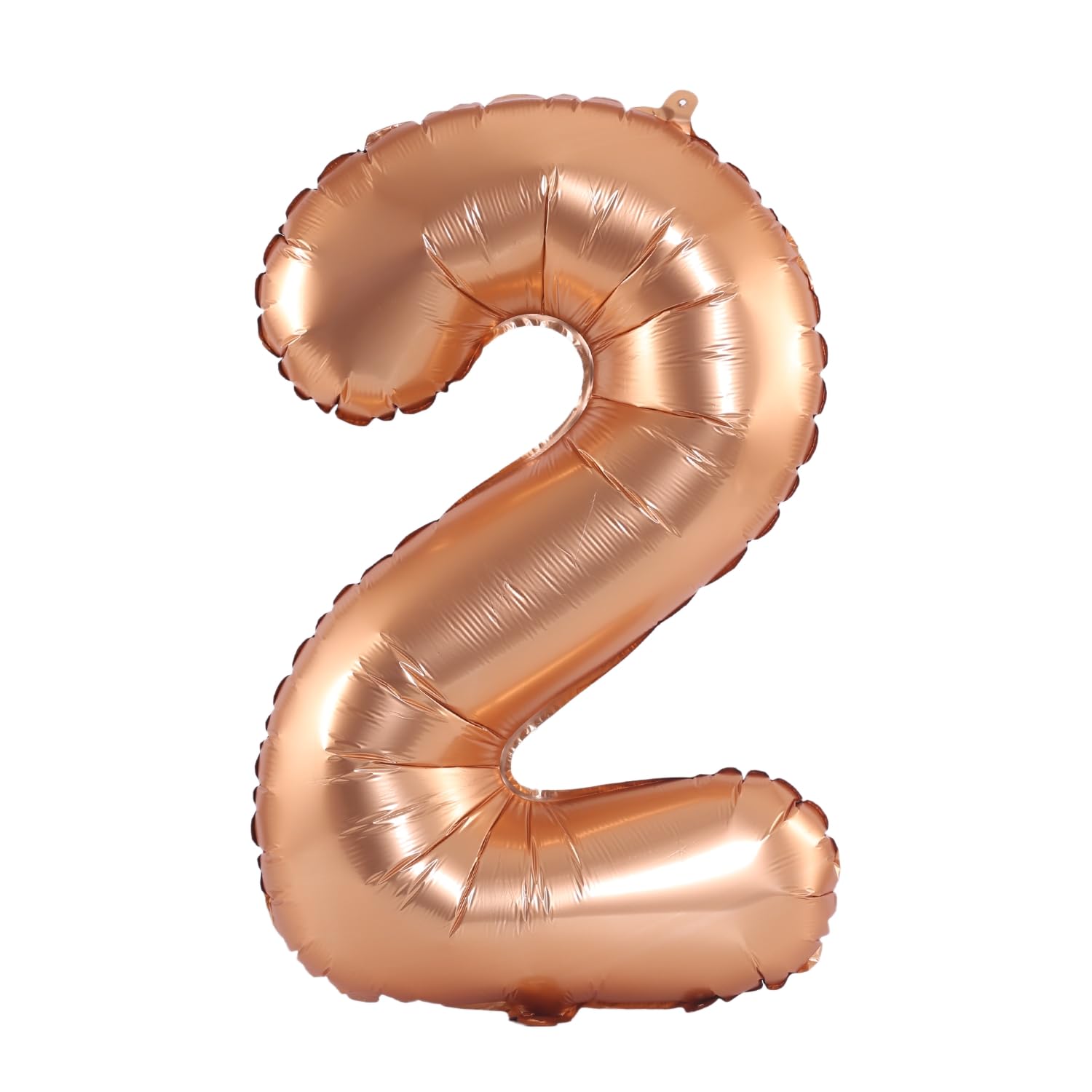 YPSelected 32 Inch Large Foil Helium Number Balloon Birthday Wedding Party 0-9 (Orange, 2)