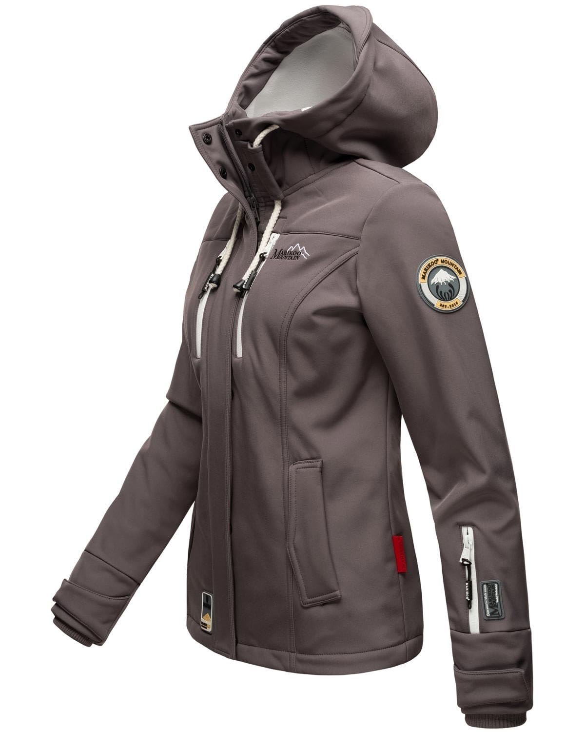 MARIKOO Veste softshell pour femme - Veste d'hiver imperméable - B864