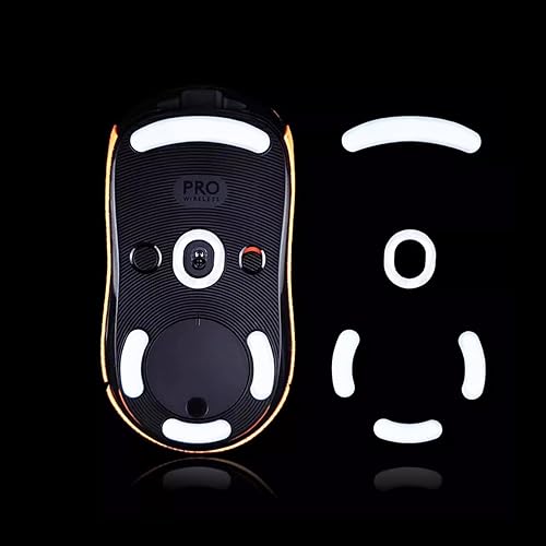 Miniatura 6 de Juego de 2 patines de hielo con bordes curvados redondeados para Logitech G PRO Superlight Wireless Gaming Mouse Upgrade